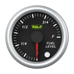 Fuel Level Gauge 12 Volt, 10 Colour Illumination, 52mm / 2"