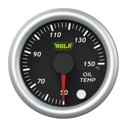 Oil Temperature Gauge 12 Volt, 10 Colour Illumination, 52mm / 2"