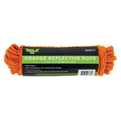 Hulk 4x4 15M Rope Reflective Orang Working Load 60Kgs