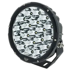 Hulk 4x4 7" Rnd Led Driving Lamp Drivng Beam 9-36V 106W 19 Led'S Black