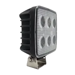 Hulk 4x4 Led Square Worklamp Flood Beam 60 Deg 9-36V 24W 24 Leds Black