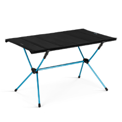 HELINOX Table Four Black with Cyan Blue Frame