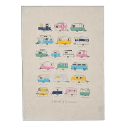 Van Go Collections Tea Towel The Iconic Collection A World Of Caravans