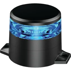 Ignite Led Blue Beacon 10-80V 2 Bolt Metal Mount 10Xstrbe 2Xrot Patterns Low Profile Class I