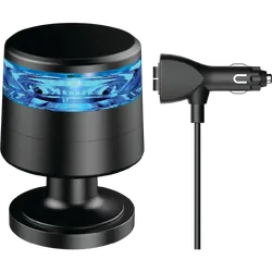 Ignite Led Blue Beacon 10-80V Magnet Mount 10X Strobe 2X Rot Patterns Low Profile Class I