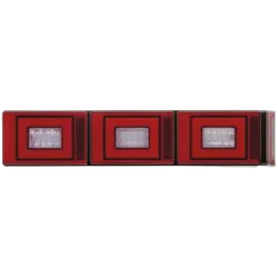 Ignite Zeon Led Jumbo Triple Comb Lamp Stop/Tail/Indicator/Indicator Lamp 10-30V 0.5M Cable Horizontal/Vertical Mount