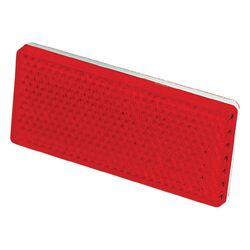 Ignite Pkt 2 Red Reflector 3M Self Adhesive Mounting Base 70 X 30 X 6Mm
