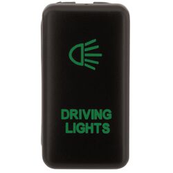 Ignite Driving Light Switch Suits Early Toyota - Green Illum 12V On/Off