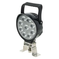 Ignite Led Round Flood Beam Work lamp W/ Handle & Switch 5,100 Lumens
