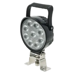 Ignite Led Round Flood Beam Work lamp W/ Handle & Switch 5,100 Lumens