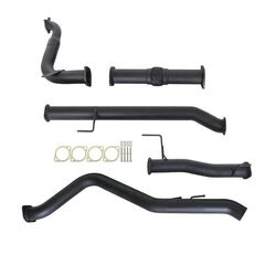 Isuzu D-Max Tf 3.0L 4JJ1-TCX 6/2010 - 9/2016 3" Turbo Back Carbon Offroad Exhaust With Pipe Only
