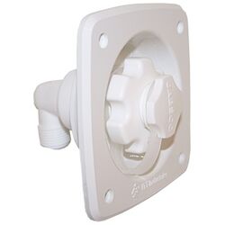 Jabsco Water Press Regulator 45Psi White Flush Mount