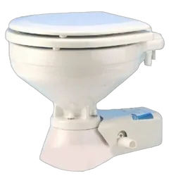 Jabsco Standard Electric Toilet - Large Bowl, Large Seat & Lid 12v
