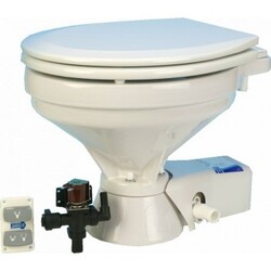 Jabsco Quiet-Flush Toilet Freshwater Flush - Large Bowl 12v