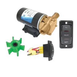 Jabsco Wakeboard/ Ski Boat Ballas-Puppy Pump Kit 12v
