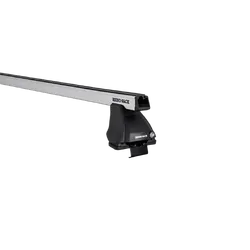 Rhino Rack Heavy Duty 2500 Silver 2 Bar Roof Rack For Dodge Ram 2500 4Dr Ute Mega Cab 01/10 On