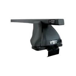 Rhino Rack Euro 2500 Black 2 Bar Roof Rack For Isuzu D-Max 4Dr Ute Crew Cab 08/08 To 05/12