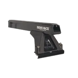 Rhino Rack Heavy Duty RLTF Black 3 Bar Roof Rack to suit VOLKSWAGEN Multivan T5 2dr Van SWB (Low Roof) 05 to 15