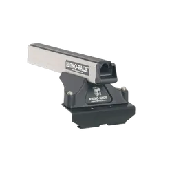 Rhino Rack Heavy Duty Rltp Silver 2 Bar Roof Rack For Fiat Ducato 2Nd Gen 2Dr Van 08/02 To 01/07