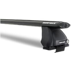 Rhino Rack Vortex 2500 Black 2 Bar Roof Rack For Audi A3 8Pa (Incl. S3) 5Dr Hatch 03/05 To 04/13