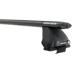 Rhino Rack Vortex 2500 Black 2 Bar Roof Rack For Mitsubishi Lancer Ce 4Dr Sedan 07/96 To 09/02