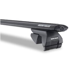 Rhino Rack Vortex Sx Black 2 Bar Roof Rack For Nissan Pathfinder 4Dr 4Wd With Roof Rails 07/05 To 09/13