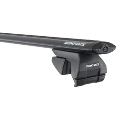 Rhino Rack Vortex Sx Black 2 Bar Roof Rack For Nissan Pathfinder 4Dr 4Wd With Roof Rails 07/05 To 09/13