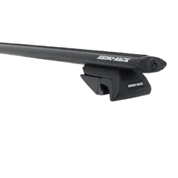 Rhino Rack Vortex Sx Black 2 Bar Roof Rack For Skoda Karoq Gen 1 5Dr Suv With Elevated Rails 18 On