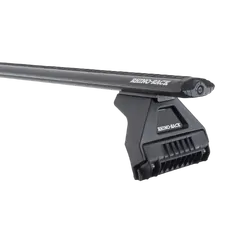 Rhino Rack Vortex Rl110 Black 2 Bar Roof Rack For Toyota Lexcen 4Dr Sedan 01/89 To 01/97