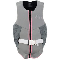Jetpilot Cause F/E Ladies Neo Life Jacket L50S - Grey