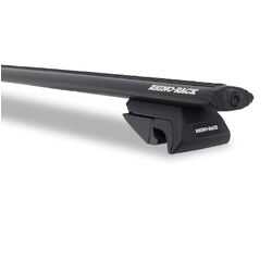 Rhino Rack Vortex Sx Black 2 Bar Roof Rack For Subaru Outback 4Th Gen 4Dr Suv With Roof Rails 09/09 To 08/14
