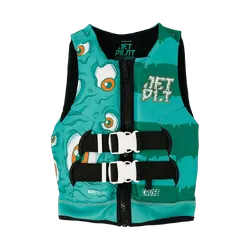 Jetpilot Cause Boys F/E Youth ECO Vests Green
