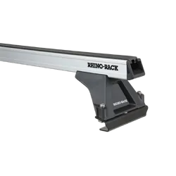 Rhino Rack Heavy Duty Rltf Silver 1 Bar Roof Rack (Front) For Ldv V80 Cargo 2Dr Van Swb (Low Roof) 01/13 On