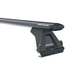 Rhino Rack Vortex Rltf Black 1 Bar Roof Rack (Rear) For Ldv V80 Cargo 2Dr Van Swb (Low Roof) 01/13 On