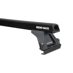 Rhino Rack Heavy Duty Rltf Black 1 Bar Roof Rack (Rear) For Hyundai Iload 2Dr Van 08 To 21