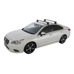 Rhino Rack Vortex 2500 Black 2 Bar Roof Rack For Subaru Liberty 4Dr Sedan 01/15 On