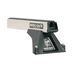 Rhino Rack Heavy Duty Rltf Silver 3 Bar Roof Rack For Ldv V80 Cargo 2Dr Van Lwb (High Roof) 01/13 On