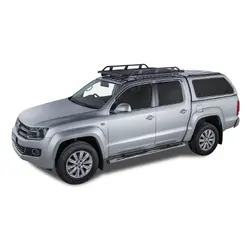 Rhino Rack Pioneer Tradie (1528mm X 1236mm) For Volkswagen Amarok 2H 4Dr Ute Dual Cab 02/11 On