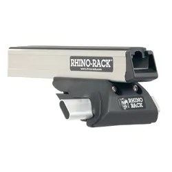 Rhino Rack Heavy Duty CXB Silver 2 Bar Roof Rack to suit MERCEDES BENZ V-Class W447 4dr Van With Roof Rails 15 to