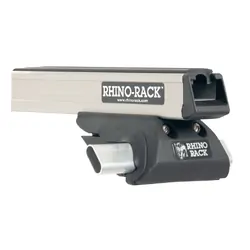 Rhino Rack Heavy Duty Cxb Silver 2 Bar Roof Rack For Mercedes Benz Viano Mpv 639 2Dr Van 07/05 To 06/15