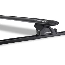 Rhino Rack Vortex Rltp Trackmount Black 2 Bar Roof Rack For Mazda Tribute 5Dr Wagon With Roof Rails 02/01 To 01/08