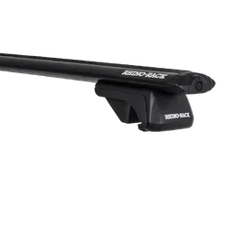 Rhino Rack Vortex Sx Black 2 Bar Roof Rack For Toyota Camry 5Dr Wagon Wide Body (With Roof Rails) 02/93 To 04/98