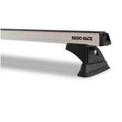 Rhino Rack Heavy Duty Rch Silver 3 Bar Roof Rack For Toyota Prado 120 Series 5Dr 4Wd 03/03 To 11/09