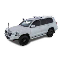 Rhino Rack Heavy Duty Rch Silver 1 Bar Roof Rack (Front) For Toyota Landcruiser 200 Series 5Dr 4Wd 07 To 21