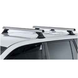Rhino Rack Heavy Duty Rch Silver 3 Bar Roof Rack For Nissan Patrol Y62 (Ti) Facelift 5Dr 4Wd 21 On