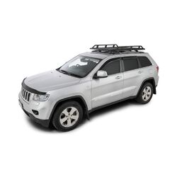 Rhino Rack Pioneer Tradie (1528mm X 1236mm) For Jeep Grand Cherokee Wk2 4Dr 4Wd With Metal Roof Rails 02/11 On