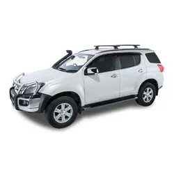 Rhino Rack Vortex Rcl Black 2 Bar Roof Rack For Isuzu Mu-X Gen1, Ls-T 5Dr Suv With Roof Rails 13 To 21