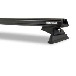 Rhino Rack Heavy Duty Rcl Black 2 Bar Roof Rack For Holden Colorado 7 4Dr Suv With Flush Rails 12/12 To 09/16