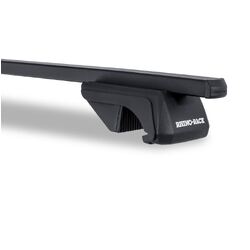 Rhino Rack Euro Sx Black 2 Bar Roof Rack For Mercedes Benz Vito W447 2Dr Van With Roof Rails 07/15 On