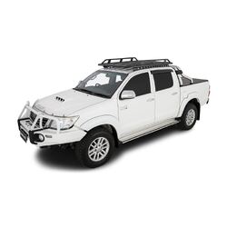 Rhino Rack Pioneer Tradie (1528mm X 1236mm) With Backbone For Toyota Hilux Gen 7 4Dr Ute Dual Cab 04/05 To 09/15